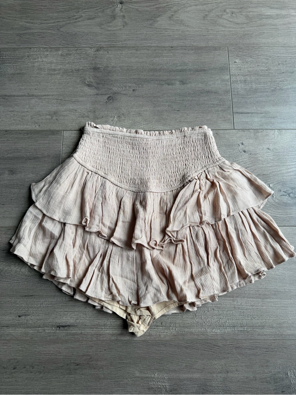 Rock n Rags SUNSHINE DAYDREAM SKORT - TAN - size XXS